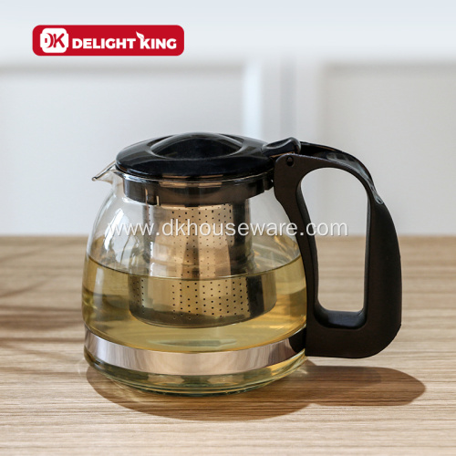 Eco-Friendly Clear Glass Tea Maker Glass Kettle